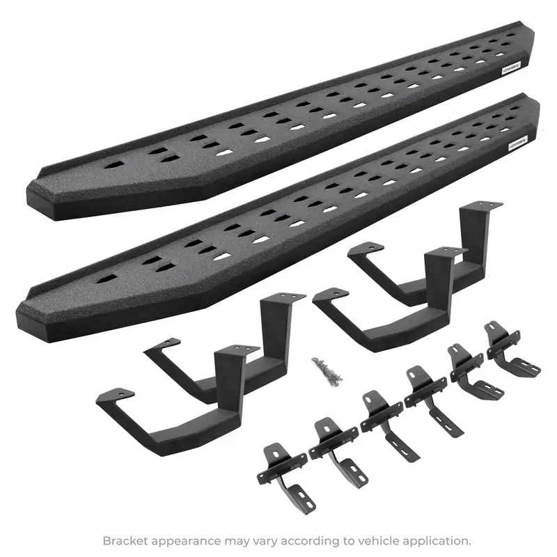 Go Rhino Rb20 Running Boards – Heavy-Duty Steel Step Rails With Full Mounting Hardware (2-Pair Kit) 1