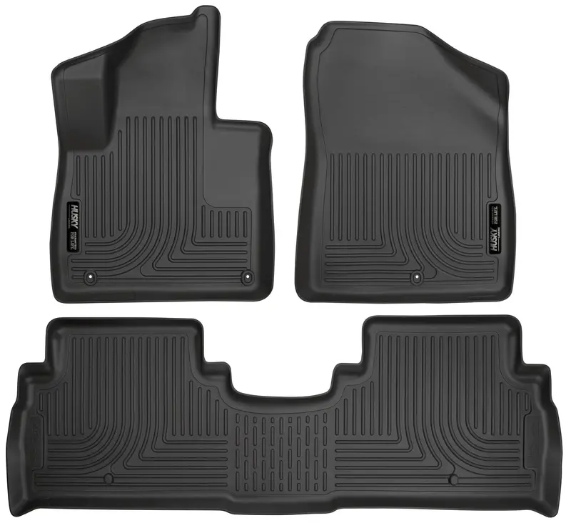 Husky Liners 98691 Custom Molded Floor Liners — Front And Second Row 1