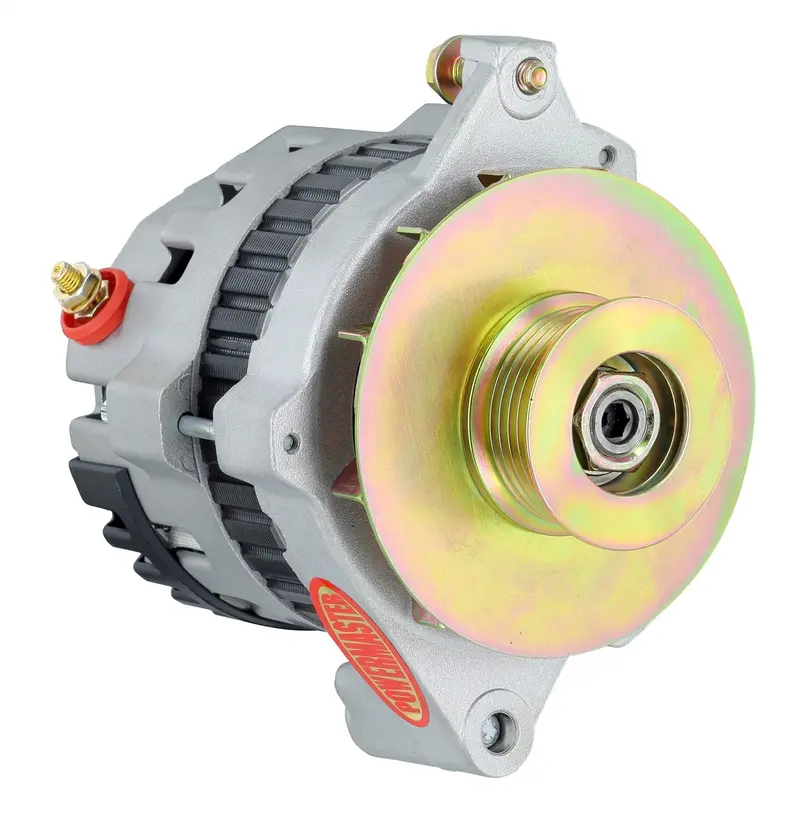 Powermaster 7466-104 High-Output Race Alternator — Gm 5X5 Mounting Pattern 1