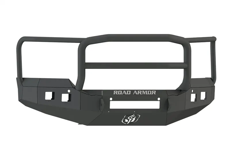 Road Armor Stealth Non-Winch Front Bumper – Low-Profile Steel Bumper, Matte Black Finish 1