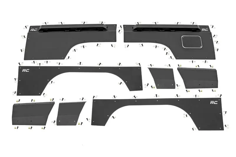 Rough Country 10580 Upper And Lower Quarter Panel Armor Kit For 1984–1996 Jeep Cherokee Xj 1