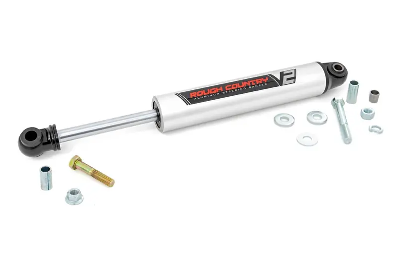 Rough Country 8731170 V2 Steering Stabilizer For 2011–2015 Chevy/Gmc 2500Hd & 3500Hd 1