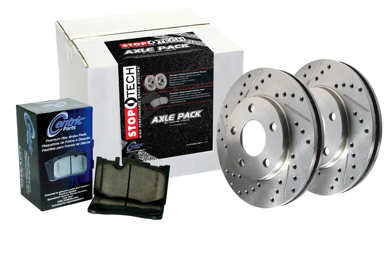 Stoptech 925.67019 Stoptech Select Sport Axle Pack Drilled/Slotted Front/Rear Brake Kit 1