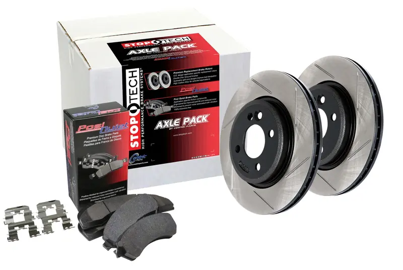 Stoptech Street Slotted Front Brake Kit – Optimized For Daily Driving And Track Use 1