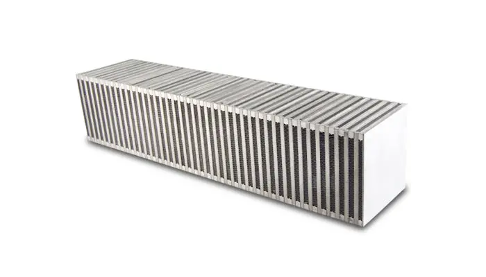 Vibrant Performance Vertical-Flow Intercooler Core – 27" W × 6" H × 6" D 1