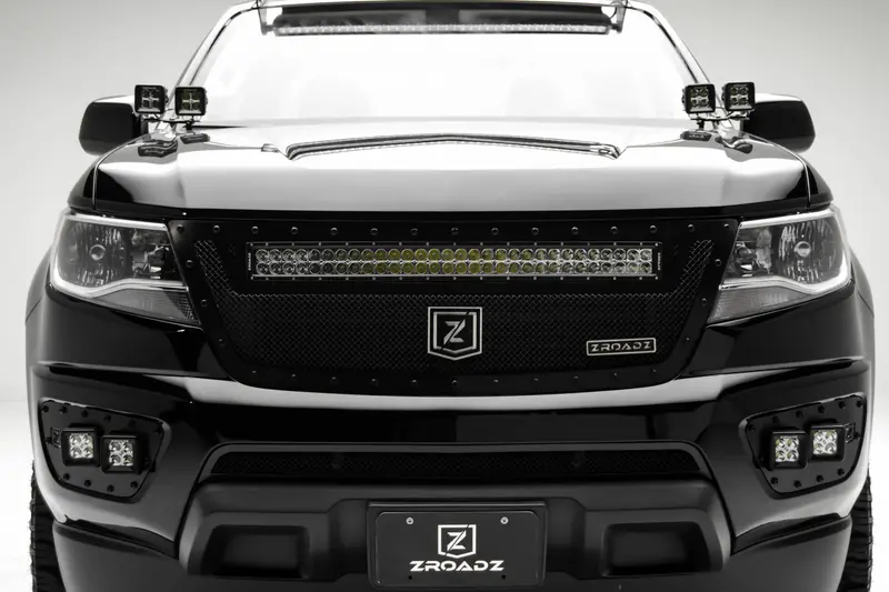 Zroadz Z322671 Led Fog Light Bracket – Front Bumper Mount For Dual 3-Inch Pod Lights 1